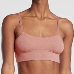 Athleta Intimates & Sleepwear Athleta Well Rested Rib Sleep Bra XL in Dusty Pink